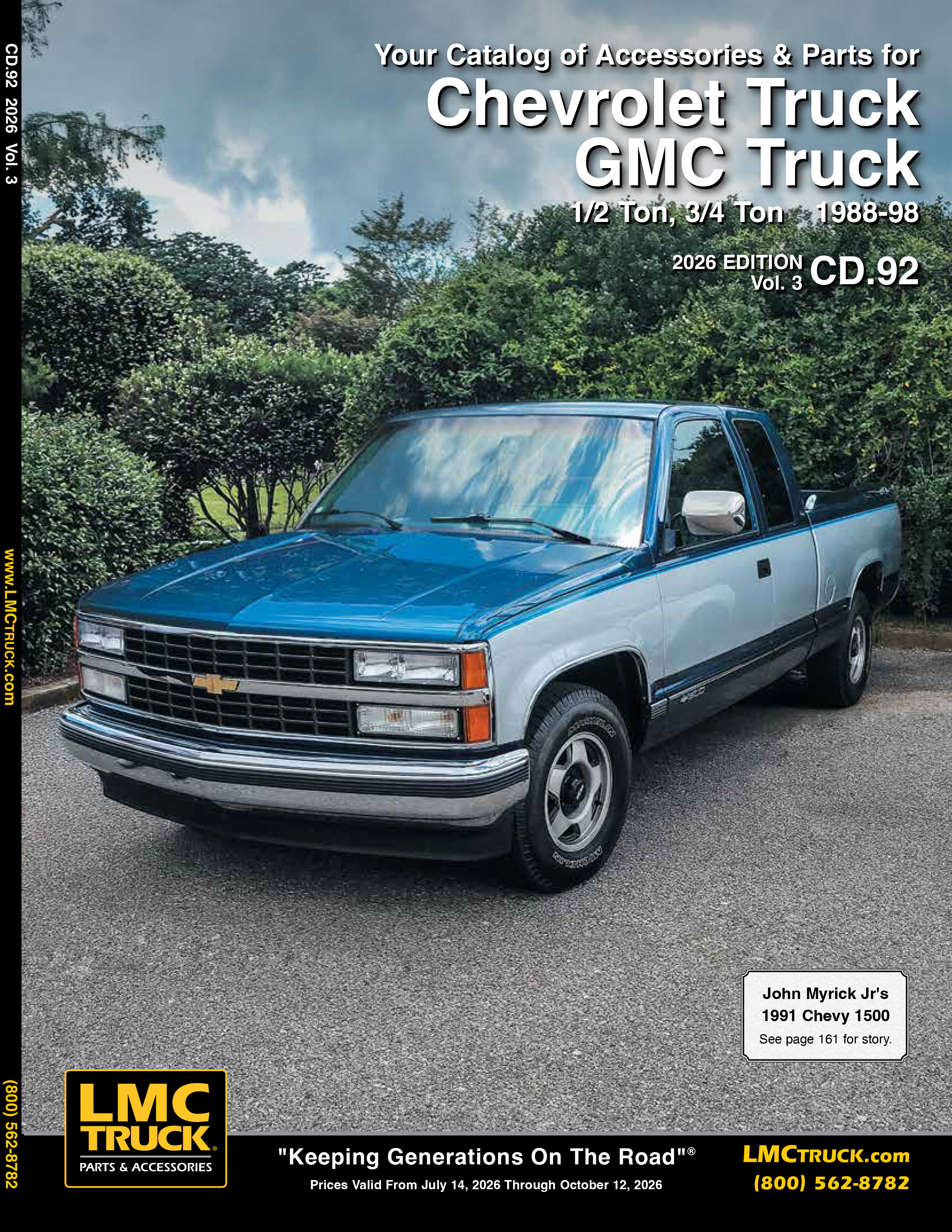 Chevrolet and GMC truck catalog cover