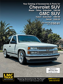 Chevrolet and GMC SUV catalog cover