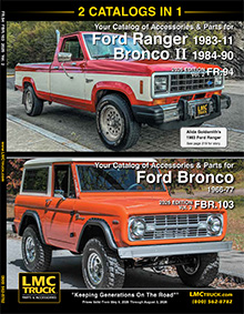 Ford Ranger and Bronco II catalog cover