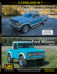 Ford Ranger and Bronco II catalog cover