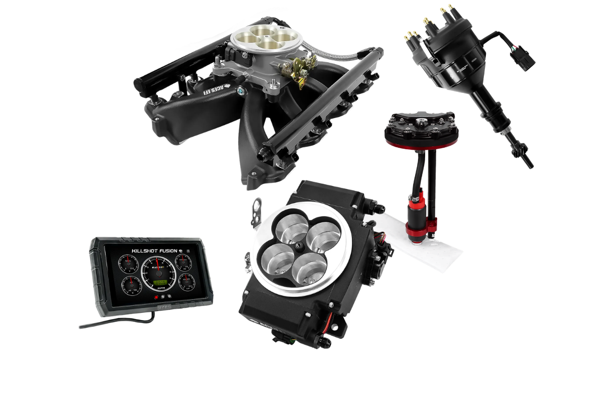 Aces EFI product lineup featuring EFI, fuel delivery and ignition components