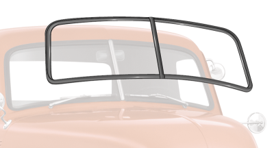 1947-53 Windshield Rubber - LMC Truck