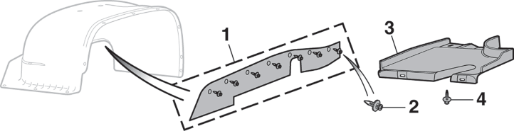 JIFFYY 10-Pack Inner Fender Splash Shield Clips – For GMC, GM, Chevrolet Trucks & SUVs – Black Plastic, 19.9mm