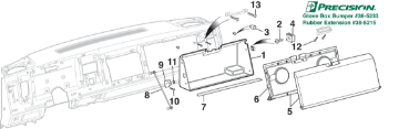 Glove Box Bumper - LMC Truck