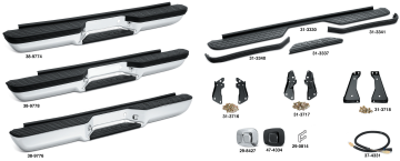 1988-98 Chevy & GMC Truck Rear Bumper Components | Pads, Brackets ...
