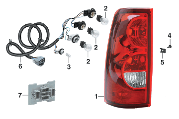 Tail Light Wiring Harness - LMC Truck