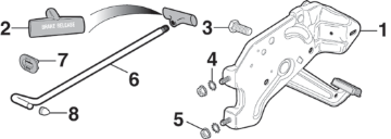 Parking Brake Pedal Assembly - LMC Truck