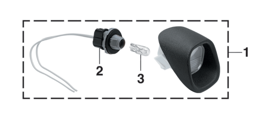 License Plate Lamp - LMC Truck