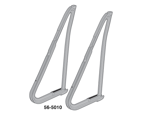 thumbnail image 2 of Precision Vent Window Weatherstrip Seal Pair For Dodge Ramcharger Pickup 1978-1986 2 of 2