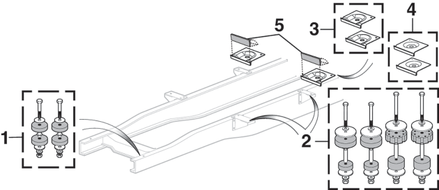 thumbnail image 2 of Cab Mount Bolt Kit For 1967-1972 Chevy C10 & GMC Truck | New Unbranded Replacement 2 of 2