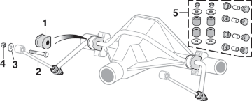 Rear Sway Bar Bushing-2 Wheel Drive - LMC Truck