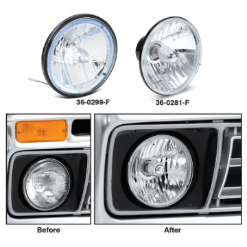 1973-77 Ford F100 F150 F250 F350 Headlight Parts - LMC Truck