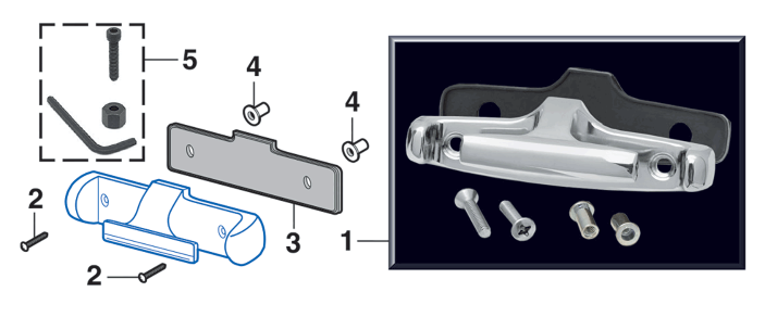 OEM Ford Stainless Steel Bed Hooks Tie Downs For F-150 2006-2014 – Pair