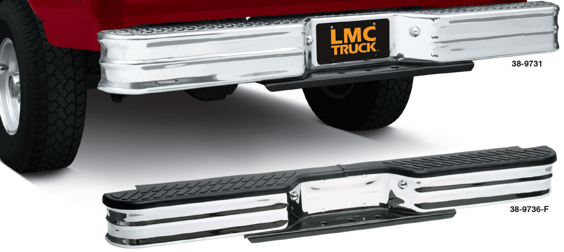 Chrome Rear Step Bumper ... Style and Utility All in One - LMC Truck