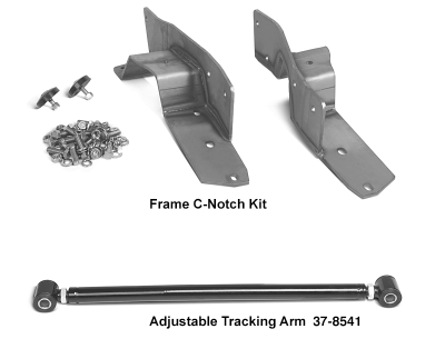 Frame C-Notch Kit and Adjustable Tracking Arm - LMC Truck