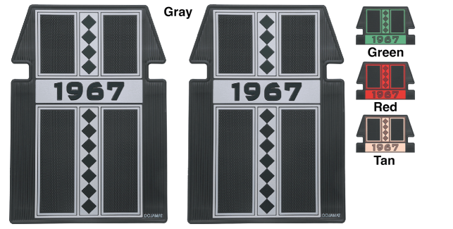 CHEVY & GMC TRUCKS 1973-1987 - "1967" Retro Floor Mat Sets
