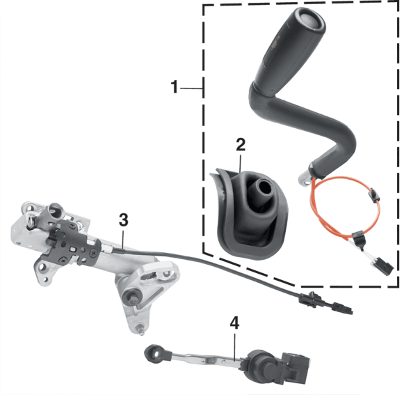GM Column Shifter Boot 26093753 – 99-09 Truck SUV Van OE Replacement Black
