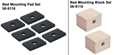 Bothes Tucks Bed Mounting Pads - Shotbed - Set Of 8