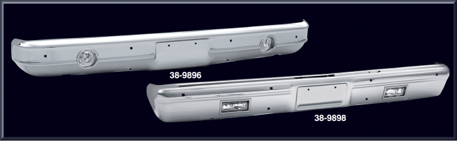CHEVY & GMC SUVS 1973-1991 - 1973-91 Custom Chrome Front Bumper Lighted 