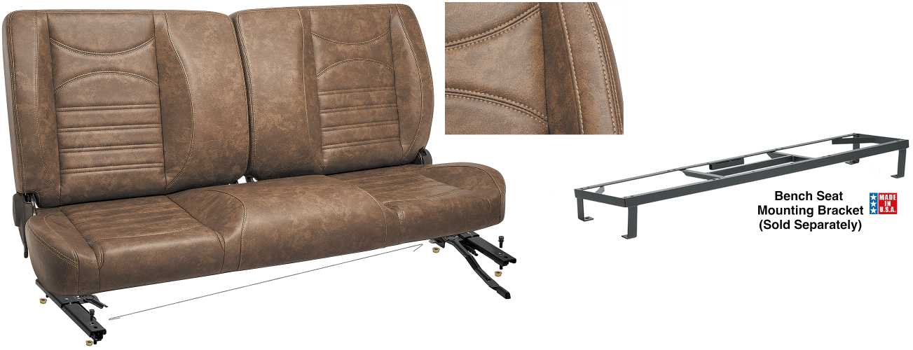 CHEVY & GMC TRUCKS 1988-1998 - LMC TRUCK Signature Brown Custom Bench Seat
