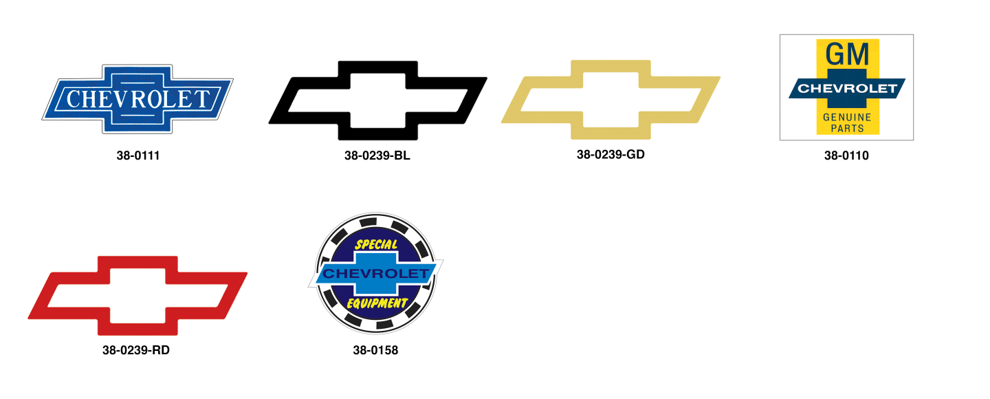 CHEVY & GMC SUVS 1973-1991 - Chevrolet Decals
