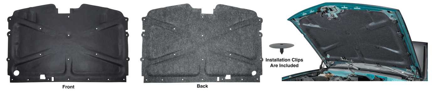 CHEVY & GMC TRUCKS 1988-1998 - Molded Hood Insulator