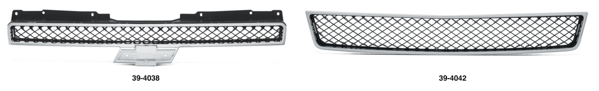 CHEVY & GMC TRUCKS & SUVS 1999-2013 - Grille - Models without Hybrid Drivetrain
