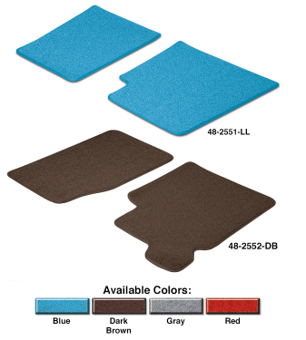FORD TRUCKS 1948-1956 - Carpeted Floor Mats