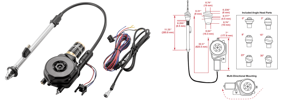 FORD TRUCKS & BRONCOS 1980-1996 - Fully Automatic Power Antenna