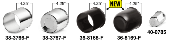 FORD BRONCOS 1966-1977 - Wheel Center Caps and Lug Nuts
