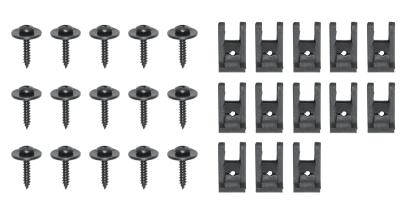 FORD TRUCKS & BRONCOS 1980-1996 - Grille Reinforcement Panel Hardware Kit