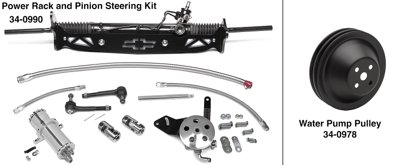 CHEVY & GMC TRUCKS 1960-1966 - Power Rack and Pinion Steering Kit
