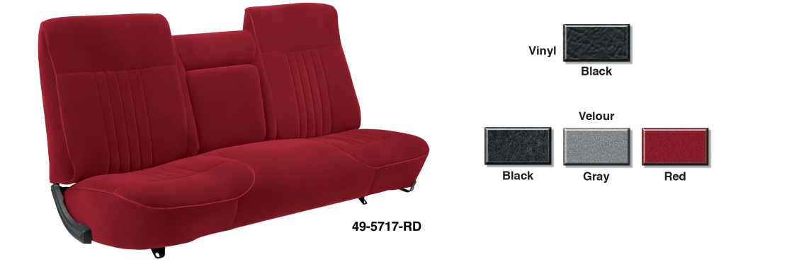 FORD TRUCKS & BRONCOS 1980-1996 - Original Style Vinyl and Velour Seat Reupholstery Kits