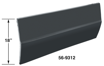 DODGE TRUCKS & RAMCHARGERS 1972-1993 - Lower Door Skins